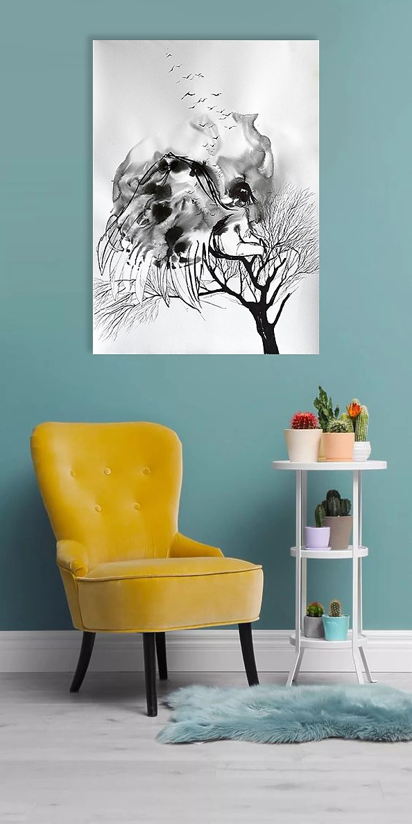 Adriana Laube - "Angel in the Tree"