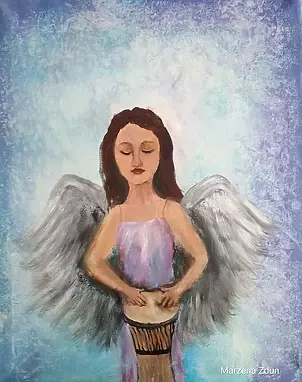   - An angel full of music