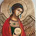 Anna Kloza Rozwadowska - Angel in Carmine Robe