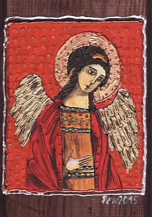 Ewa Pluskiewicz - Angel in red