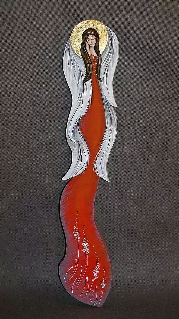 Wioletta Niewiarowska - Angel in a dress of flowering