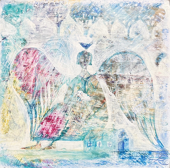 Rita Staszulonok - Angel in the garden