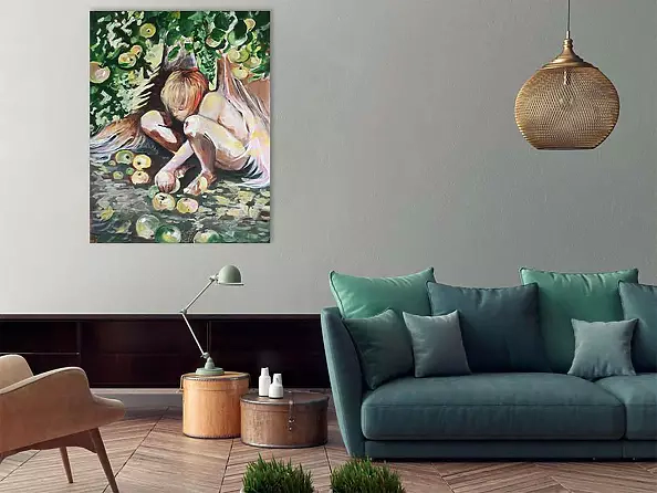 Adriana Laube - Angel in the orchard