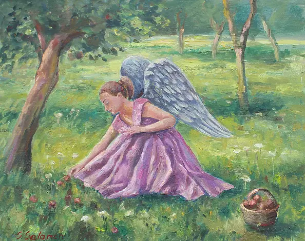 Sabina Salamon - Angelo nel frutteto 
