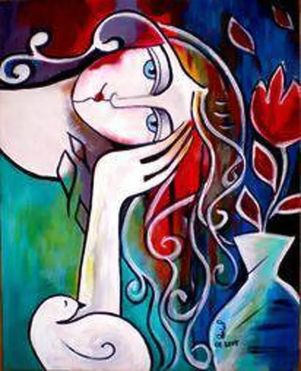 Anna Pietrzyk - Angel with pigeon