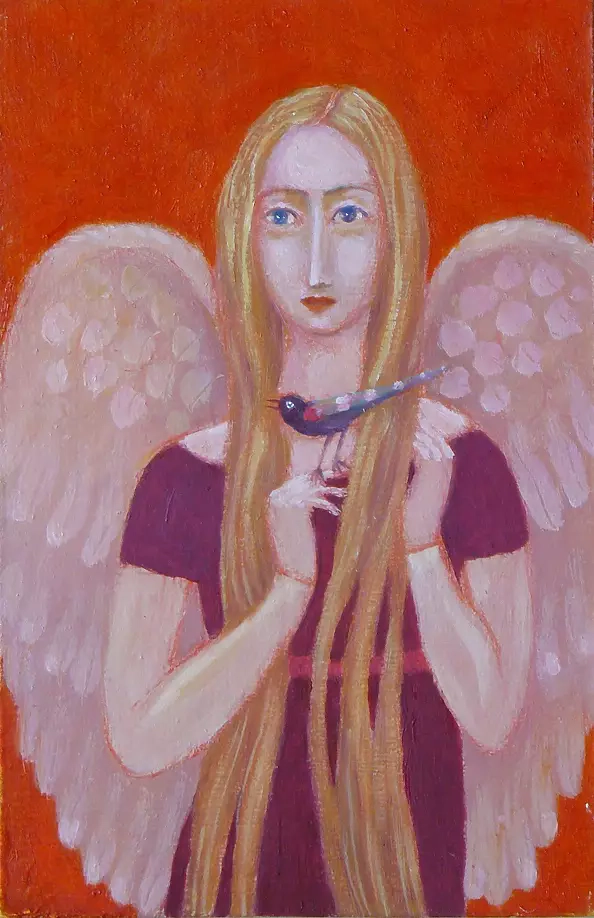 Dorota Wysocka Rzeszutek - Angel with a bird