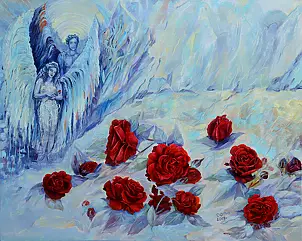 Danuta Polniaszek  - "Anioły i róże"