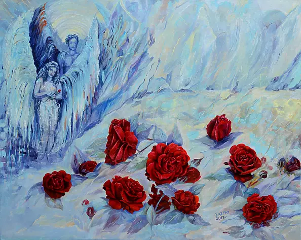 Danuta Polniaszek - "Anioły i róże"