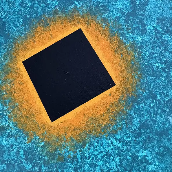 Sebastian Garyantesiewicz, Subatomare Zonenanomalie, Acrylgemälde - Leinwand, 100 x 100