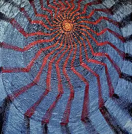 Krystyna PALCZEWSKA, Antares, Acrylgemälde, Ölbild - Leinwand, 90 x 130