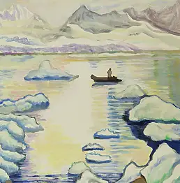 Barbara Michałowska, Antartide, Quadro a olio - tela, 50 x 70