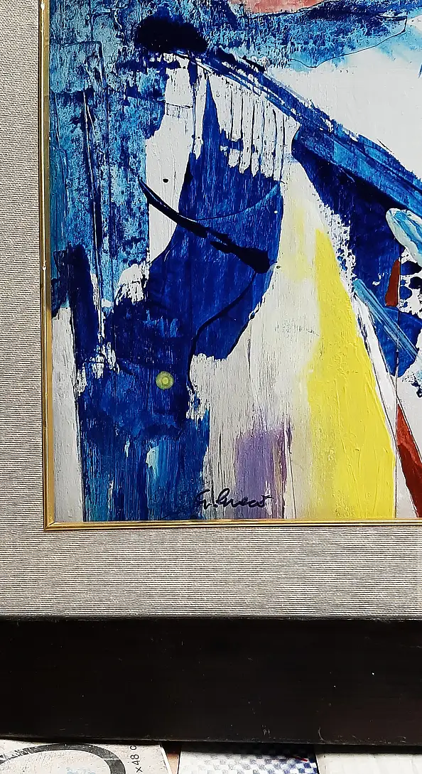 Giovanni Greco, Apogée, Peinture acrylique, Craie, Techniques mixtes - carton/carton rigide, 38 x 32