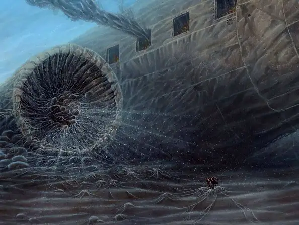 Krzysztof Polaczenko, Aracne 2021, Dipinto acrilico - pannello, 55 x 110