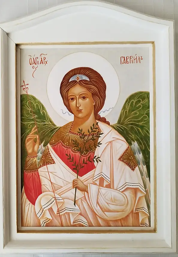 Jadwiga Kowalska, Archanioł Gabriel, Tempera - inne, 32 x 45