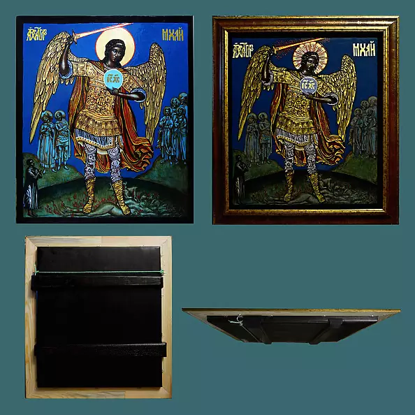 Drozdova Mariia - Archanioł Michał obalający diabła