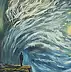 Kinga Zawidlak, Architecture of the Soul: The Space of Salvation, Glaze, Oil painting - canvas, 80 x 80