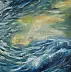 Kinga Zawidlak, Architecture of the Soul: The Space of Salvation, Glaze, Oil painting - canvas, 80 x 80