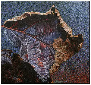 Marek Chomczyk, Architektur der Natur, Acrylgemälde - Leinwand, 110 x 100