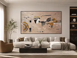 Magda Malinowska, Architecture of Memory, Acrylic painting - canvas, 130 x 70