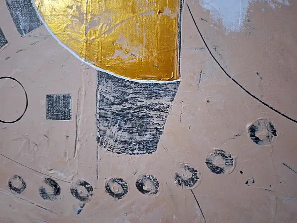 Magda Malinowska, Architecture of Memory, Acrylic painting - canvas, 130 x 70