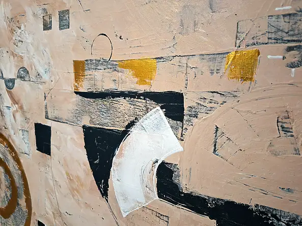 Magda Malinowska, Architecture of Memory, Acrylic painting - canvas, 130 x 70