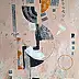 Magda Malinowska, Architecture of Memory, Acrylic painting - canvas, 130 x 70