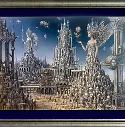 Tomasz Sętowski, Arkadia, Obraz olejny - płótno, 70 x 50