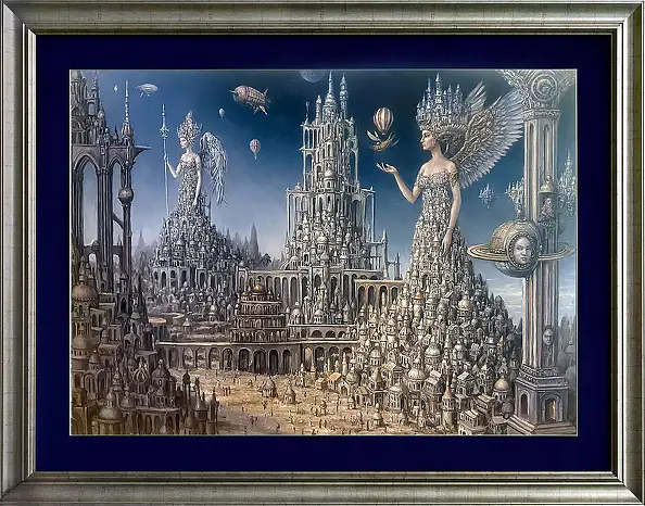 Tomasz Sętowski, Аркадия, Масляная картина - холст, 70 x 50