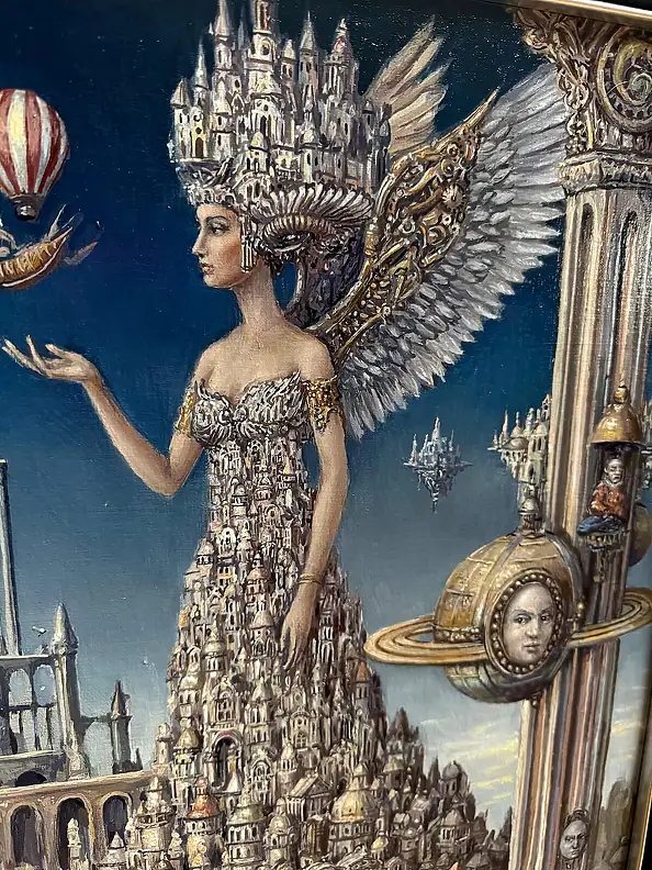 Tomasz Sętowski, Arkadia, Obraz olejny - płótno, 70 x 50