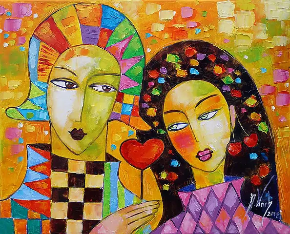 Anna Wach - Arlekin i Kolombina