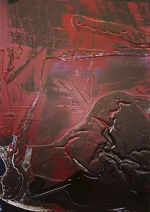 Piotr Kukla Qkla - Armageddon, acrylic on plywood, 2017