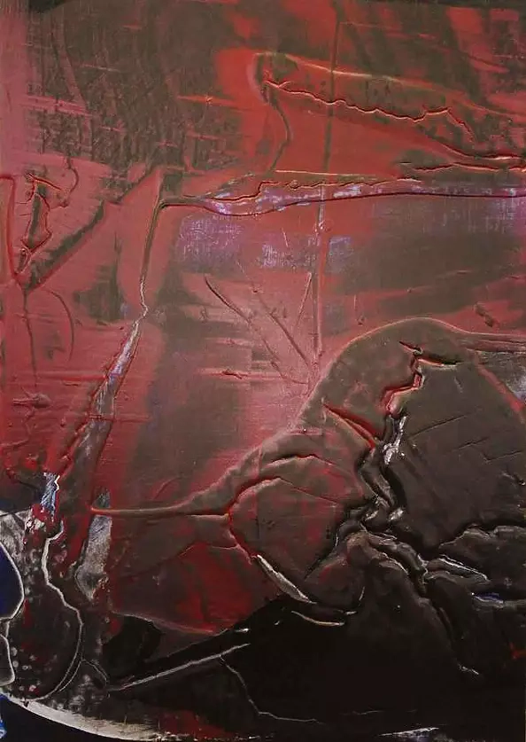 Piotr Kukla Qkla - Armageddon, acrylic on plywood, 2017