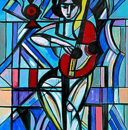 Eugeniusz Gerlach - Artist with a Red Viola, 2021