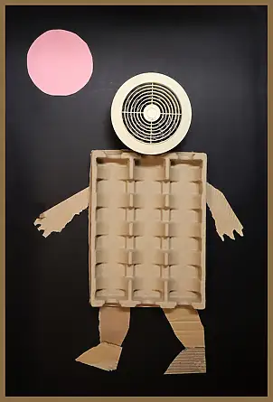 Zbigniew Suwała, Assemblage Nr.5, Inne - inne, karton/tektura, 70 x 90