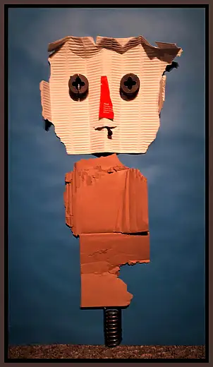 Zbigniew Suwała, Assemblaggio n. 6, Altro, Collage - inne, cartone/cartoncino, carta, 40 x 60