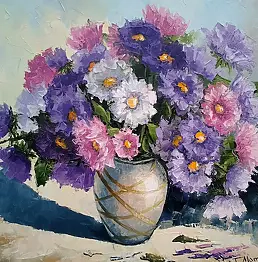 Armenian Art - asters