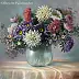 Lidia Olbrycht - Asters - fiori in un vaso