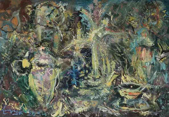 Eryk Maler, Time, Oil painting - canvas, 100 x 70
