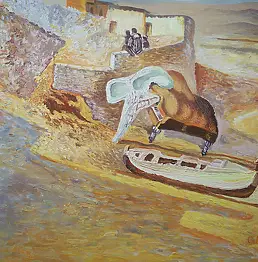 Hasan Celik - Atmospheric shull sadomizing a grand piano S.Dali kopia
