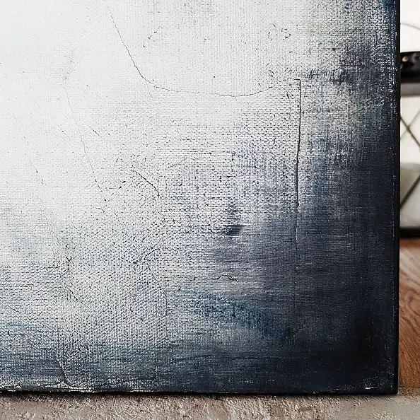 Maja Gajewska, Atrament z turkusem I, Obraz olejny - płótno, 100 x 120