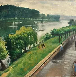 Albert Marquet - Au bord de la Seine, la Frette