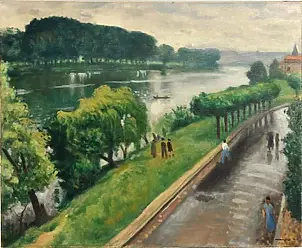 Albert Marquet - Au bord de la Seine, la Frette