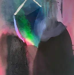 Marlena Majchrzak, Aurora im Inneren, Acrylgemälde, Ölbild - Leinwand, 90 x 100