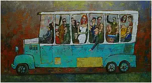   - Autobus jadący w lewo