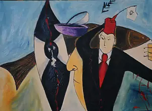 Krzysztof Bobrowski - self-portrait