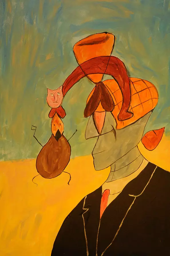 Krzysztof Bobrowski - self-portrait