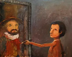 Krzysztof Iwin - self-portrait