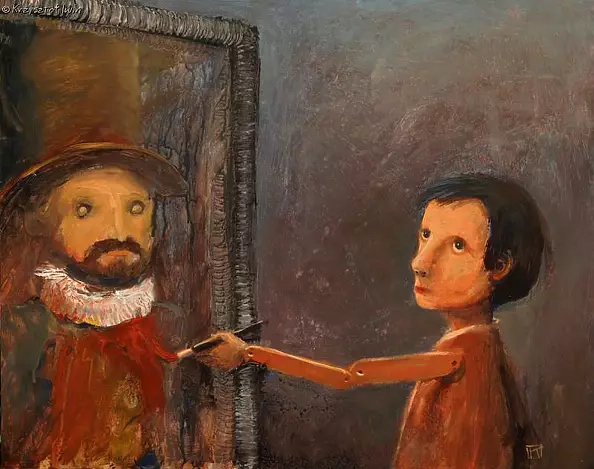 Krzysztof Iwin - self-portrait