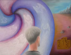 Marek Lessing - Self-portreit