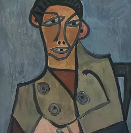 Wojciech Fangor - self-portrait